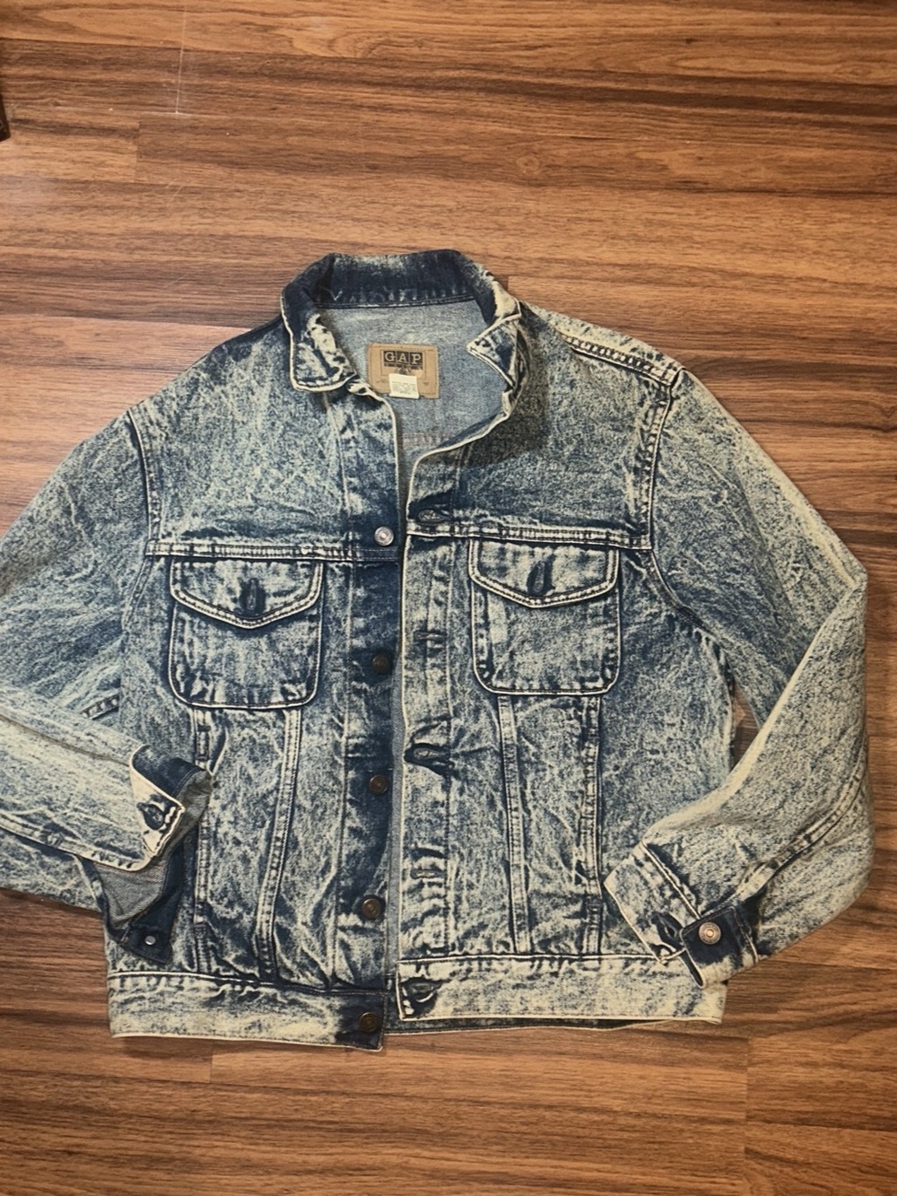 Gap Vintage Acid Wash Denim Trucker Jacket
